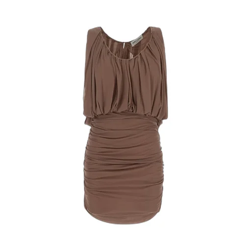 Saint Laurent Draped Sleeveless Dress