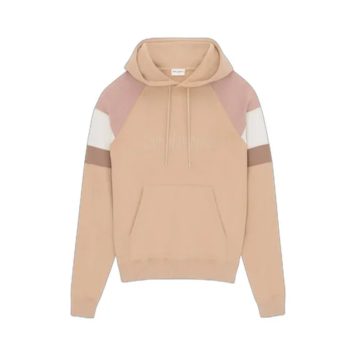 Saint Laurent Logo Detailed Drawstring Hoodie