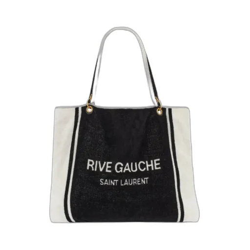 Saint Laurent Rive Gauche Towel Tote Bag