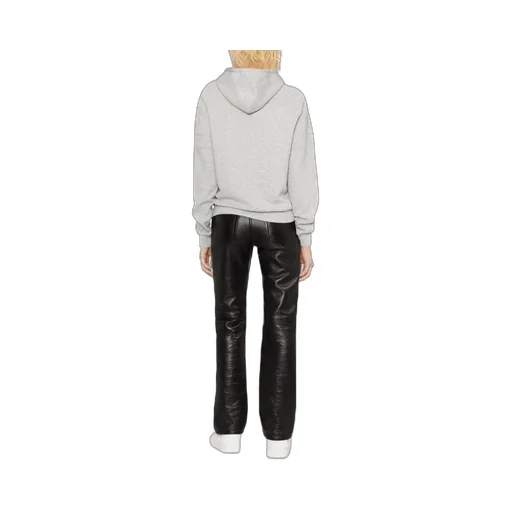 Saint Laurent Logo Embroidered Drawstring Hoodie