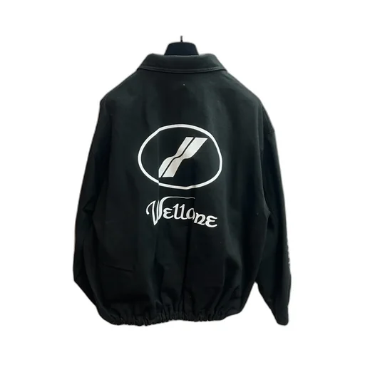 We11Done Logo Printed Zipped Jacket