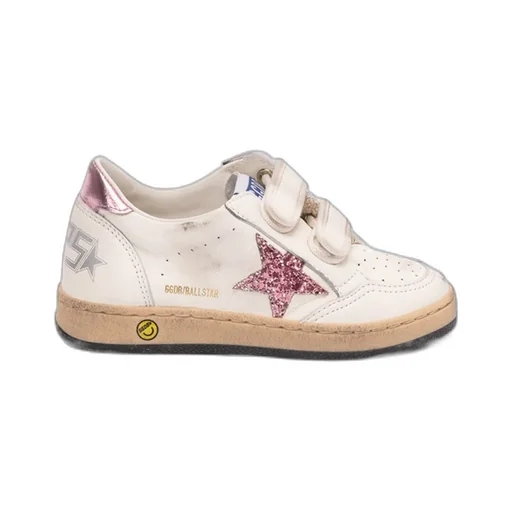 Golden Goose Kids Round Toe Trainers