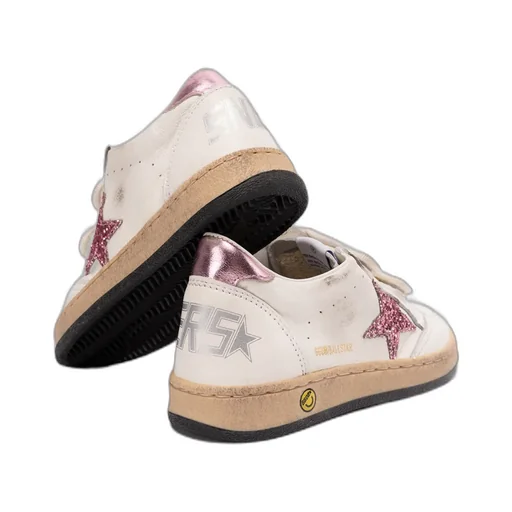 Golden Goose Kids Round Toe Trainers