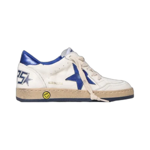 Ball Star Young With Blue Metallic Leather Star And Heel Tab