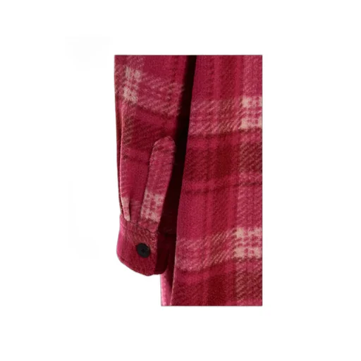 Plaid Single-Breasted Coat