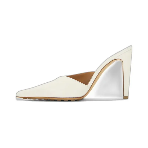 Bottega Veneta Punta Heeled Mules