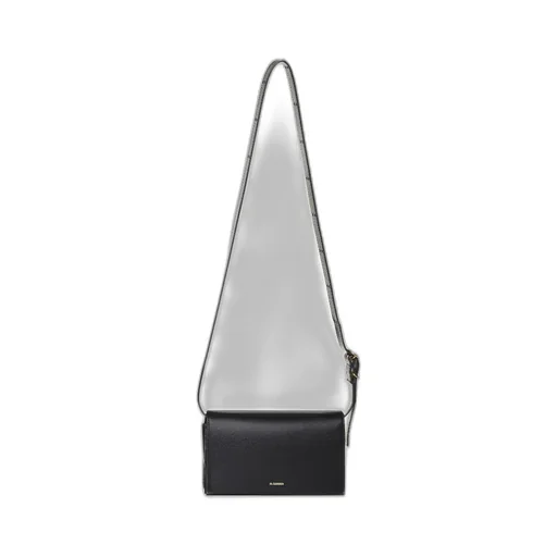 Jil Sander Logo Printed Shoulder Bag