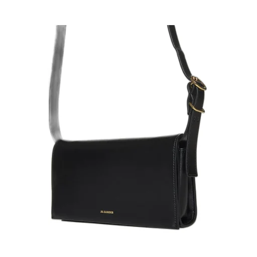 Jil Sander Logo Printed Shoulder Bag