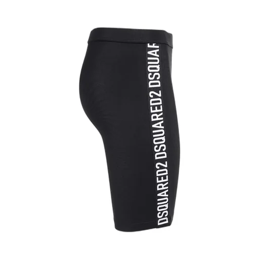 Contrast-Logo Print Shorts