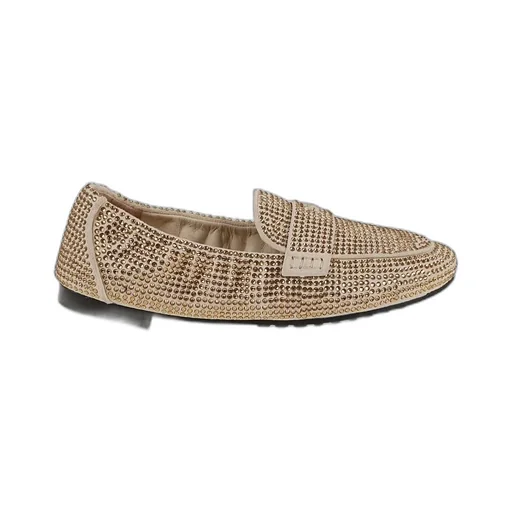 Tory Burch Embellished Slip-On Loafers