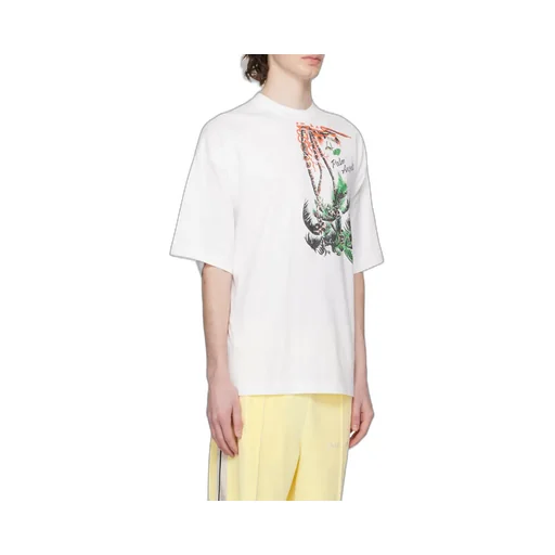 Upside Down Palm-Print T-Shirt