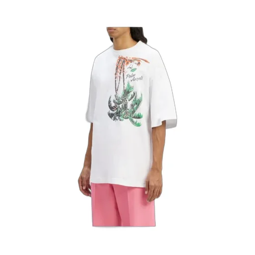 Upside Down Palm-Print T-Shirt