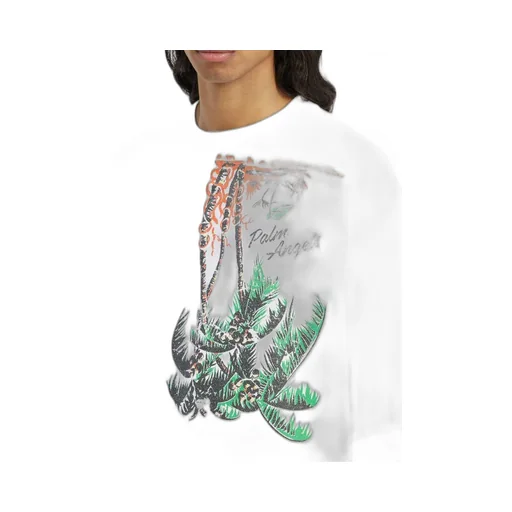 Upside Down Palm-Print T-Shirt