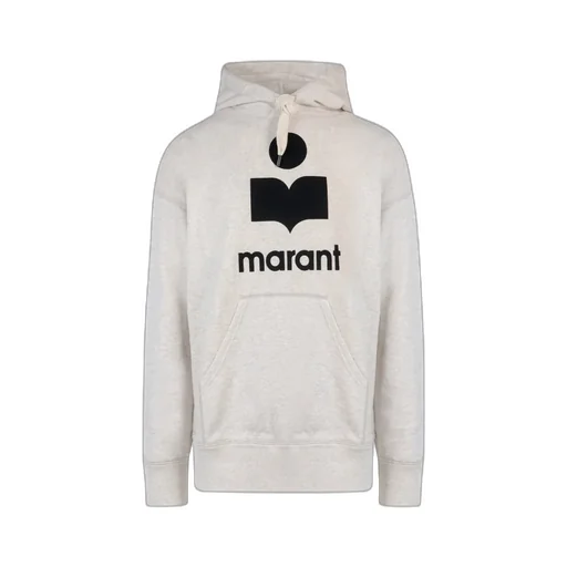 Isabel Marant Miley Logo Printed Drawstring Hoodie