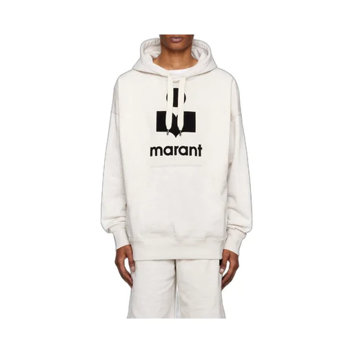 Isabel Marant Miley Logo Printed Drawstring Hoodie