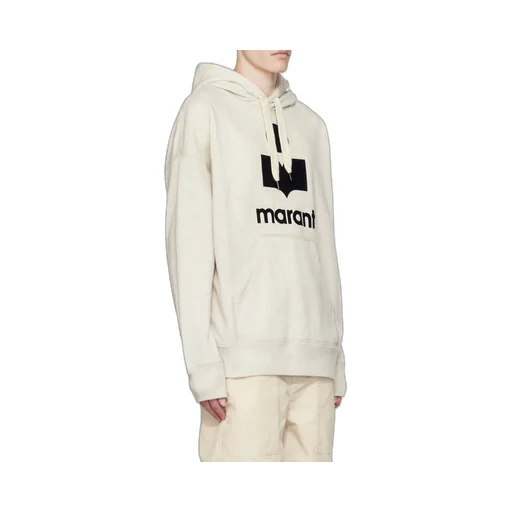 Isabel Marant Miley Logo Printed Drawstring Hoodie