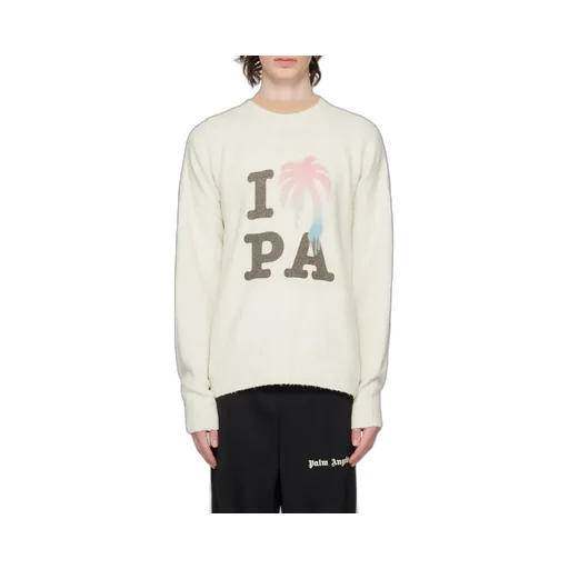 Palm Angels I Love Pa Crewneck Knit Jumper