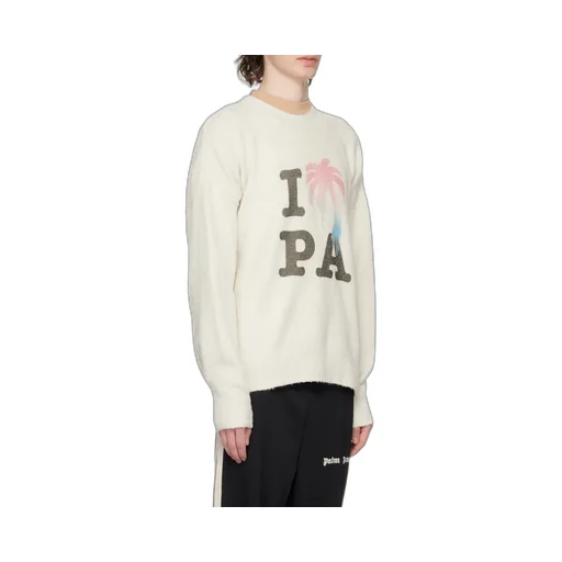 Palm Angels I Love Pa Crewneck Knit Jumper