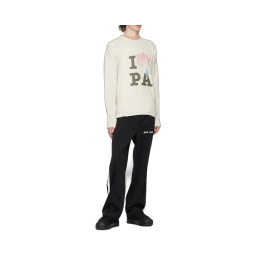 Palm Angels I Love Pa Crewneck Knit Jumper