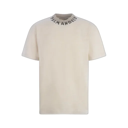 Palm Angels Logo-Printed Crewneck T-Shirt
