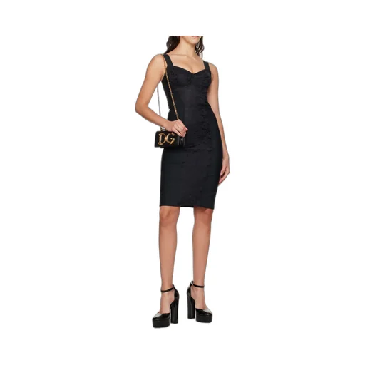 Dolce & Gabbana Lace Pattern Fitted Dress