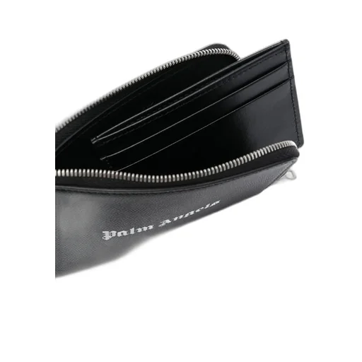 Palm Angels Logo-Printed Zipped Wallet