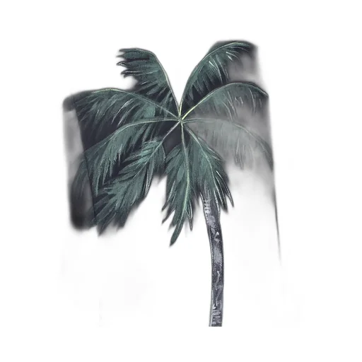 Palm Angels Palm Tree Printed Double Breasted Jacket
