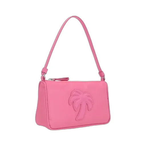 Palm Angels Logo Patch Zipped Shoulder Bag