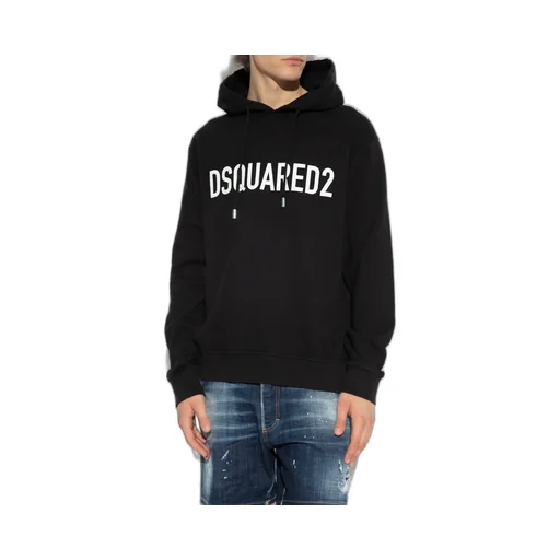 Dsquared2 Logo Printed Drawstring Hoodie