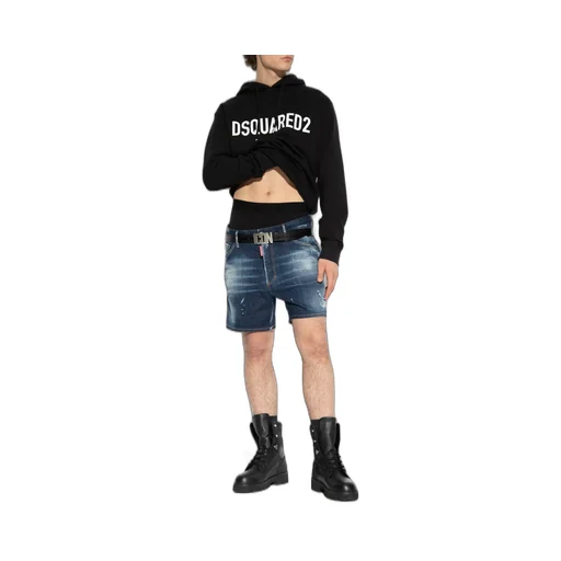 Dsquared2 Logo Printed Drawstring Hoodie
