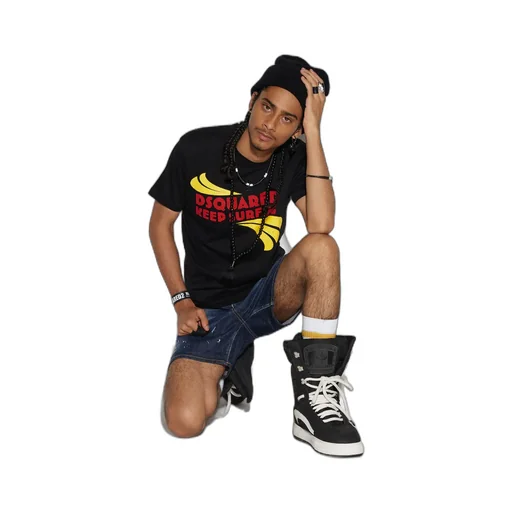 Dsquared2 Logo Printed Crewneck T-Shirt
