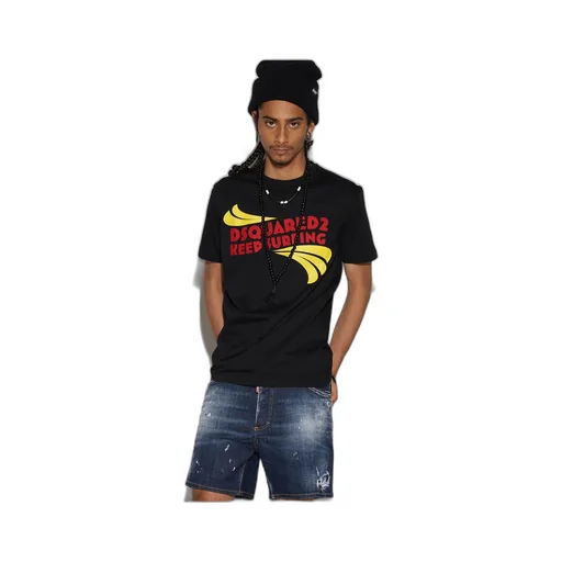 Dsquared2 Logo Printed Crewneck T-Shirt