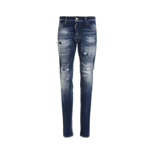 Dsquared2 Distressed Straight Leg Jeans