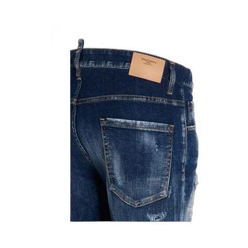 Dsquared2 Distressed Straight Leg Jeans
