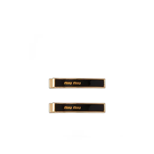 Enameled Metal Hair Clips