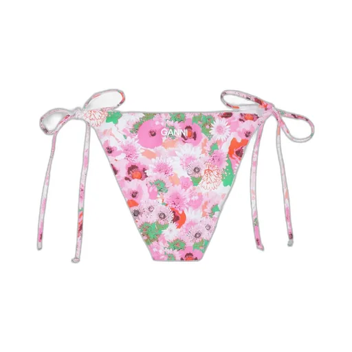 Ganni Floral Printed Bikini Briefs