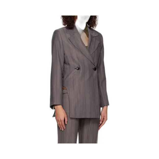 Ganni Double-Breasted Tailored Blazer