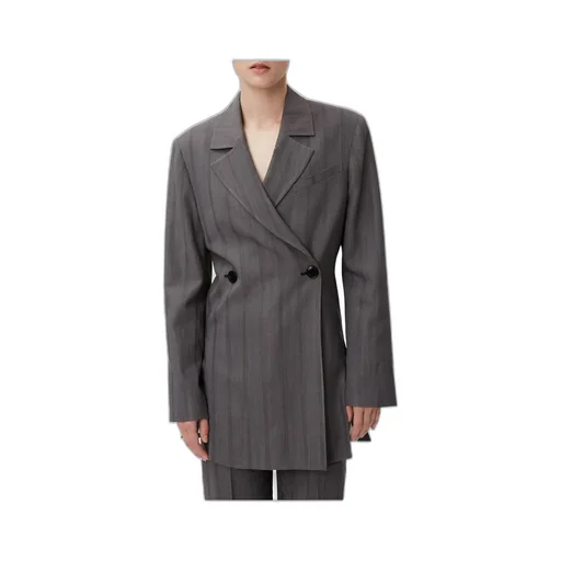 Ganni Double-Breasted Tailored Blazer