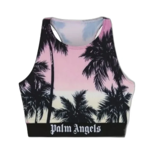 Palm Angels Sunset Printed Sport Top