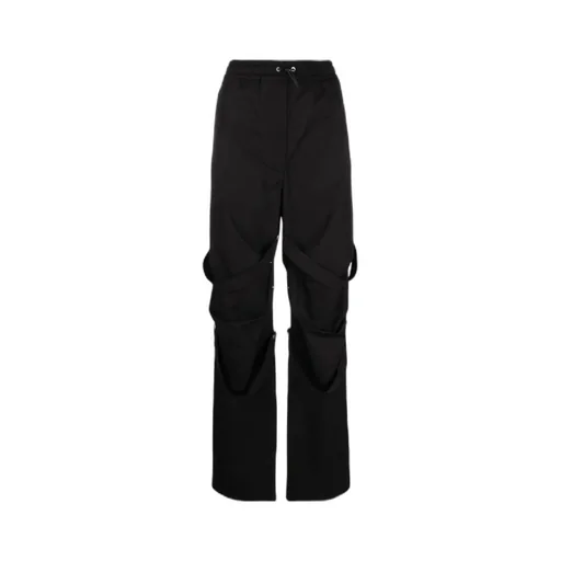 Logo-Print Straight-Leg Trousers