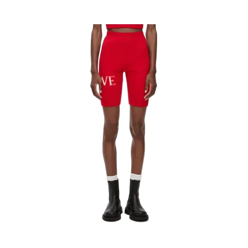 Loewe Cycling Shorts In Wool