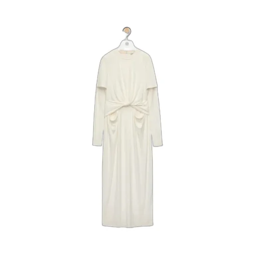 Draped Dress In Crepe Jersey