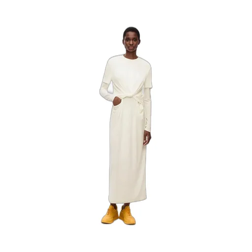Draped Dress In Crepe Jersey