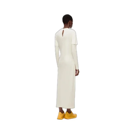 Draped Dress In Crepe Jersey