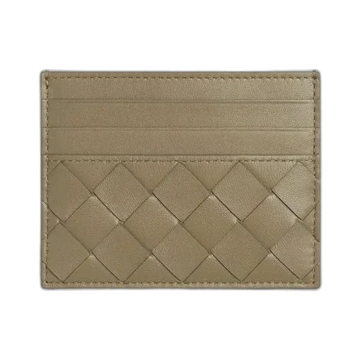 Intrecciato Leather Card Holder
