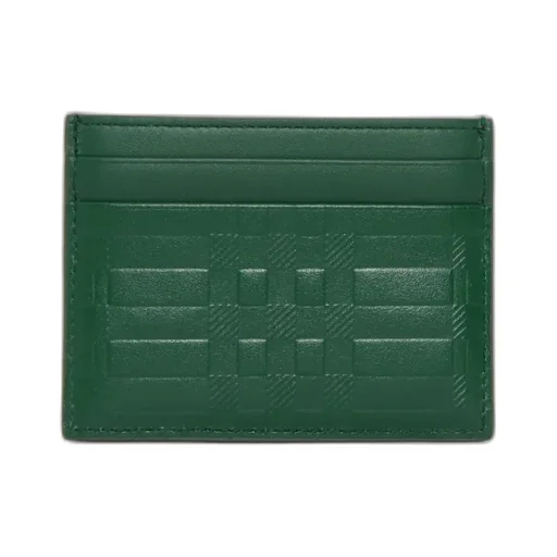 Plaid Embossed Card Holder