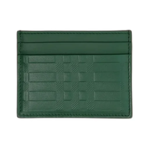 Plaid Embossed Card Holder