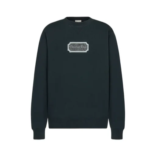 Dior Homme Logo Patch Crewneck Sweatshirt