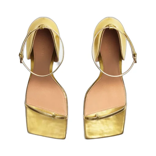 90Mm Leather Sandals
