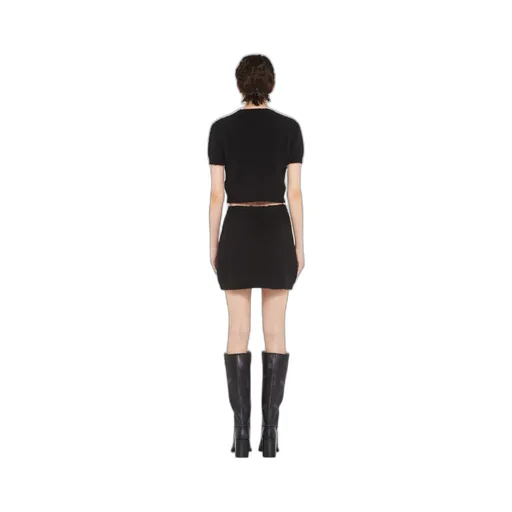 Miu Miu High-Rise Bouclé Skirt